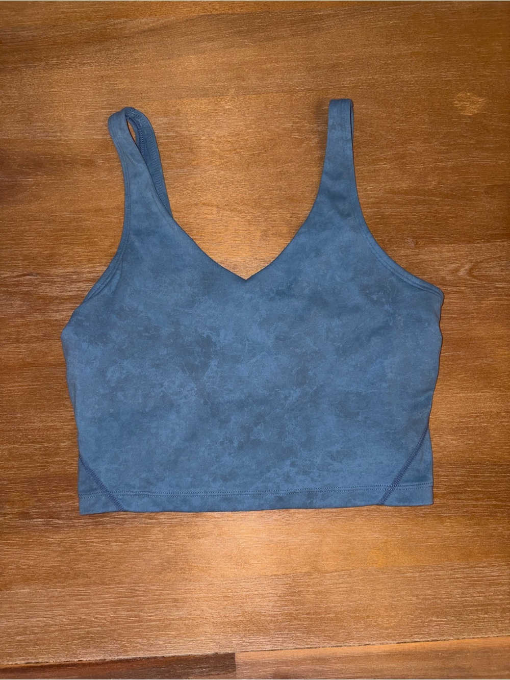 Aligned Blue Athletic Cropped Tank Top